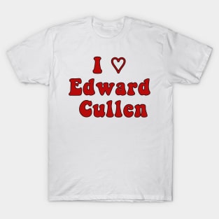 I 🤍 Edward Cullen T-Shirt